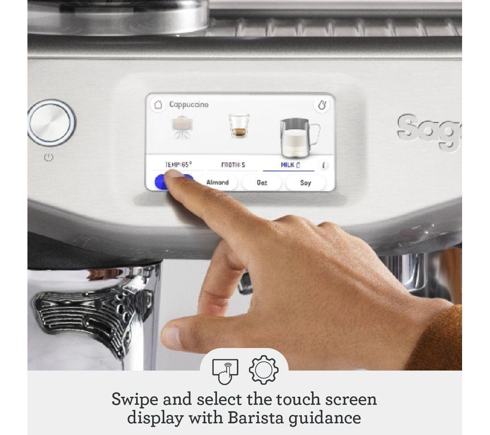 SAGE the Barista Touch Impress SES882 Kaffeevollautomat – Edelstahl