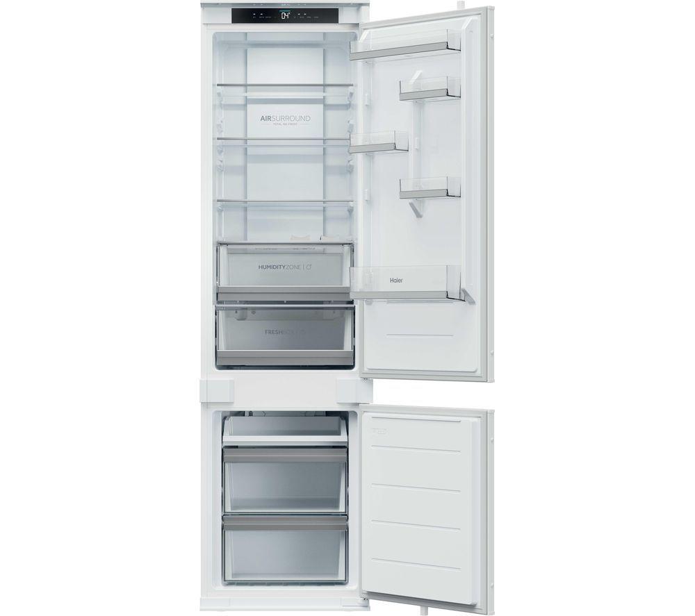 HAIER HBQW5519EK-UK Integrated Smart 70/30 Fridge Freezer - Sliding Hinge