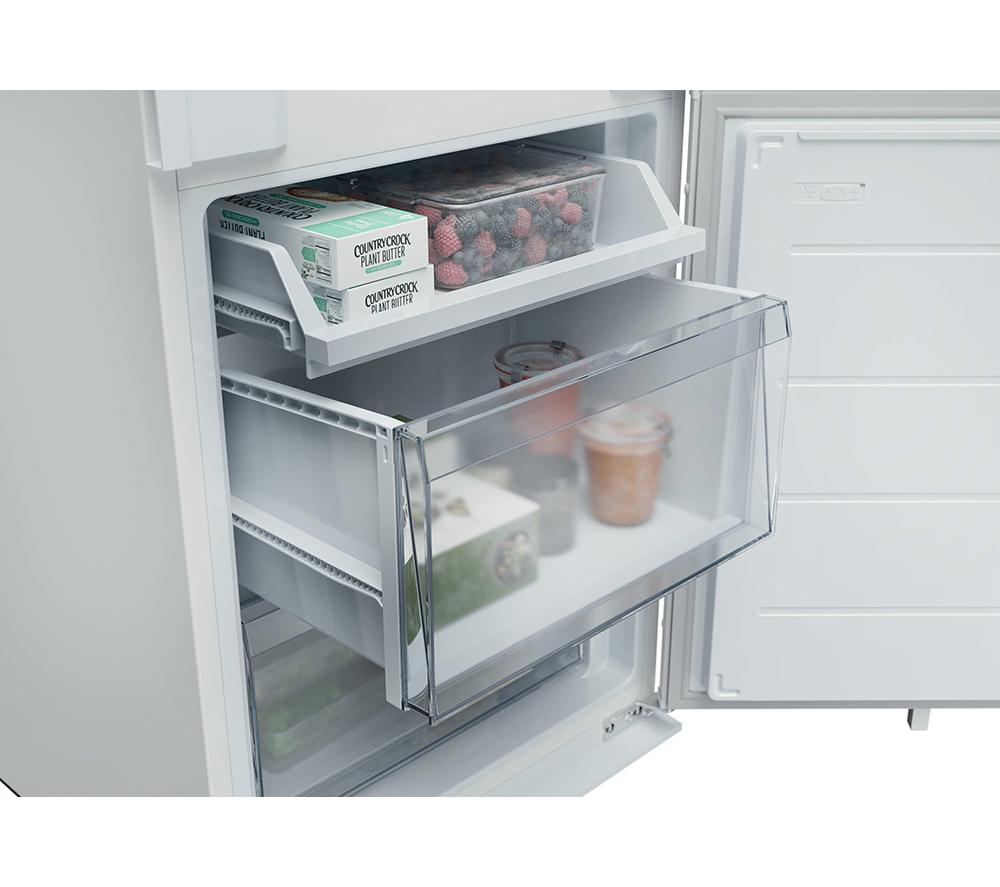 HOOVER HONBQT3518EK Integrated Smart 70/30 Fridge Freezer - Sliding Hinge
