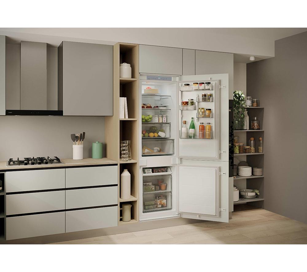 HOOVER HONBQT3518EK Integrated Smart 70/30 Fridge Freezer - Sliding Hinge