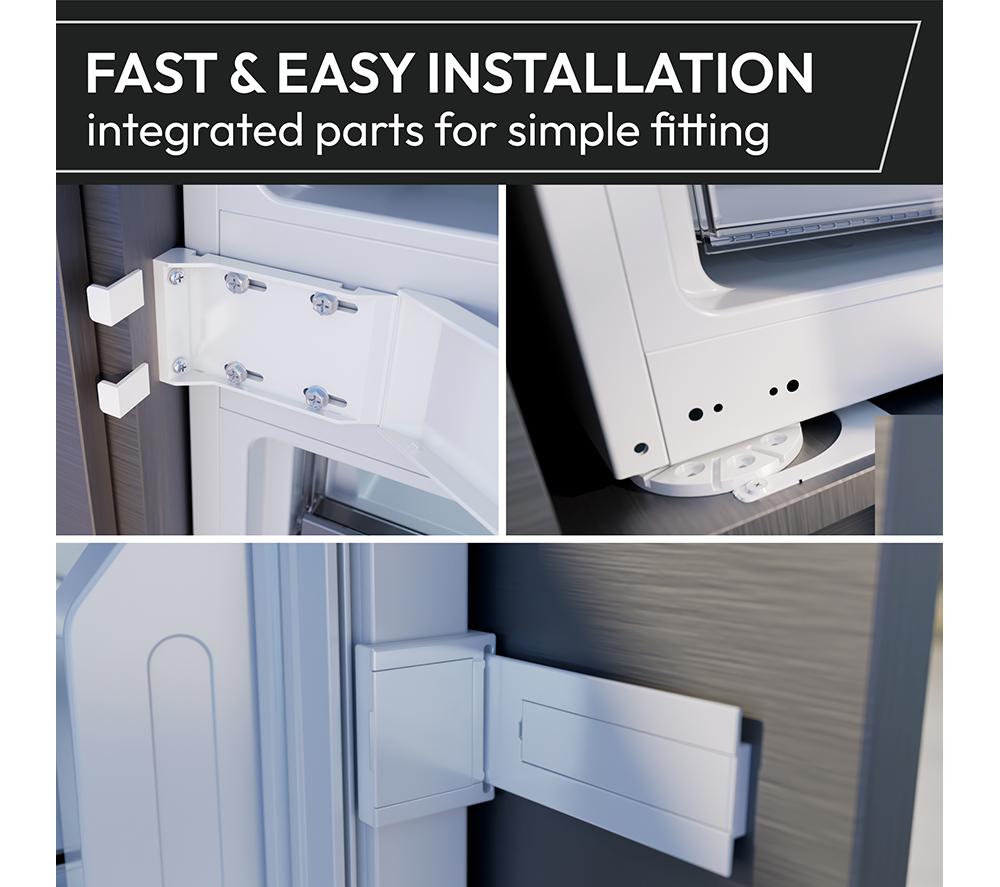 HOOVER HONBQT3518EK Integrated Smart 70/30 Fridge Freezer - Sliding Hinge