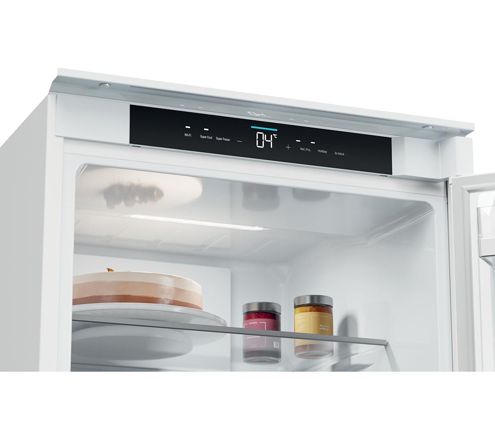 HAIER HBQW5518EK-UK Integrated Smart 70/30 Fridge Freezer - Sliding Hinge