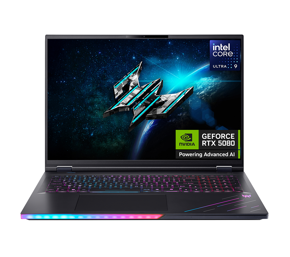 ACER Predator Helios 18 AI 18" Gaming Laptop - Intel® Core™ Ultra 9, RTX 5080, 2 TB SSD