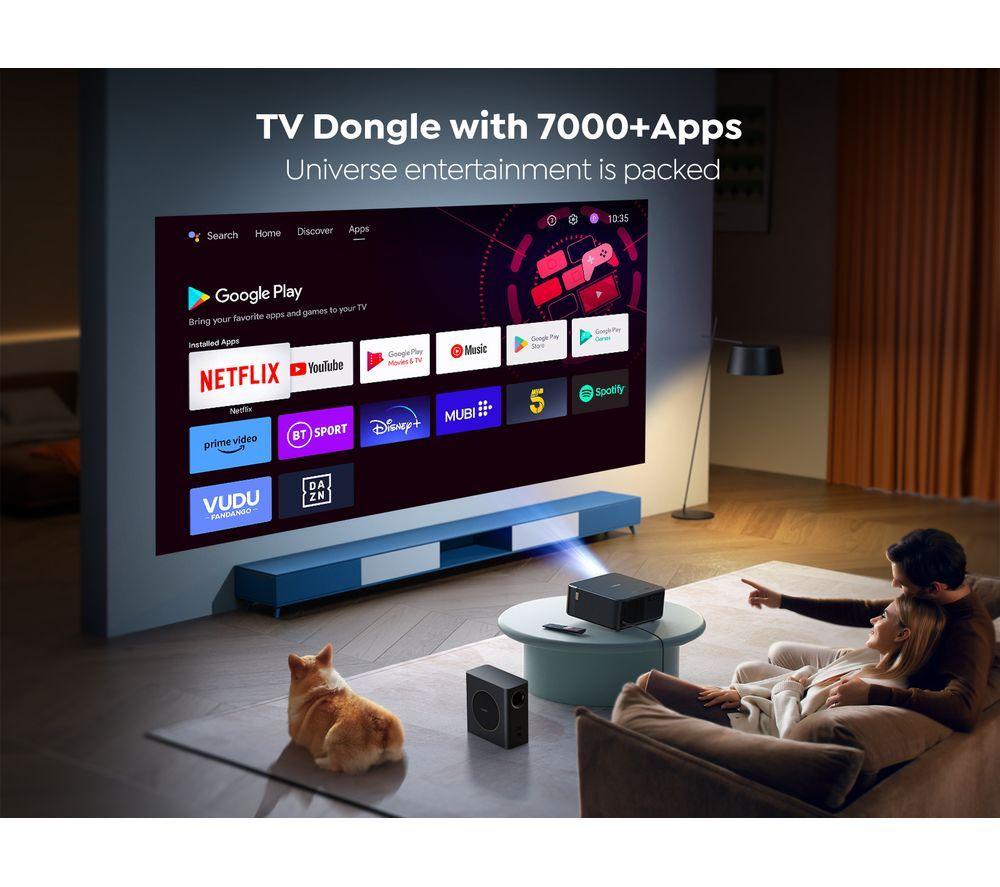 YABER K2s Pro Smart Full HD Home Cinema Projector & Subwoofer