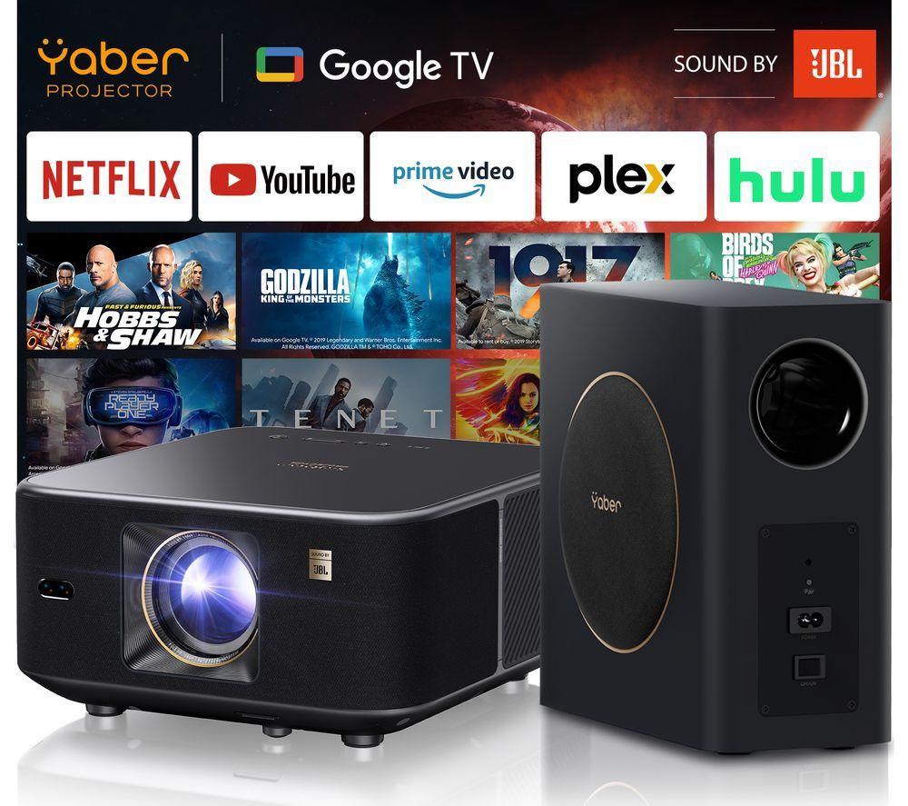 YABER K3 Pro Intelligenter Full HD Heimkino-Beamer & Subwoofer