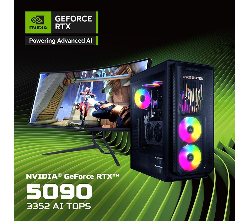 ACER Predator Orion 7000 PO7-660 Gaming PC - Intel® Core™ Ultra 7, RTX 5090, 2 TB SSD