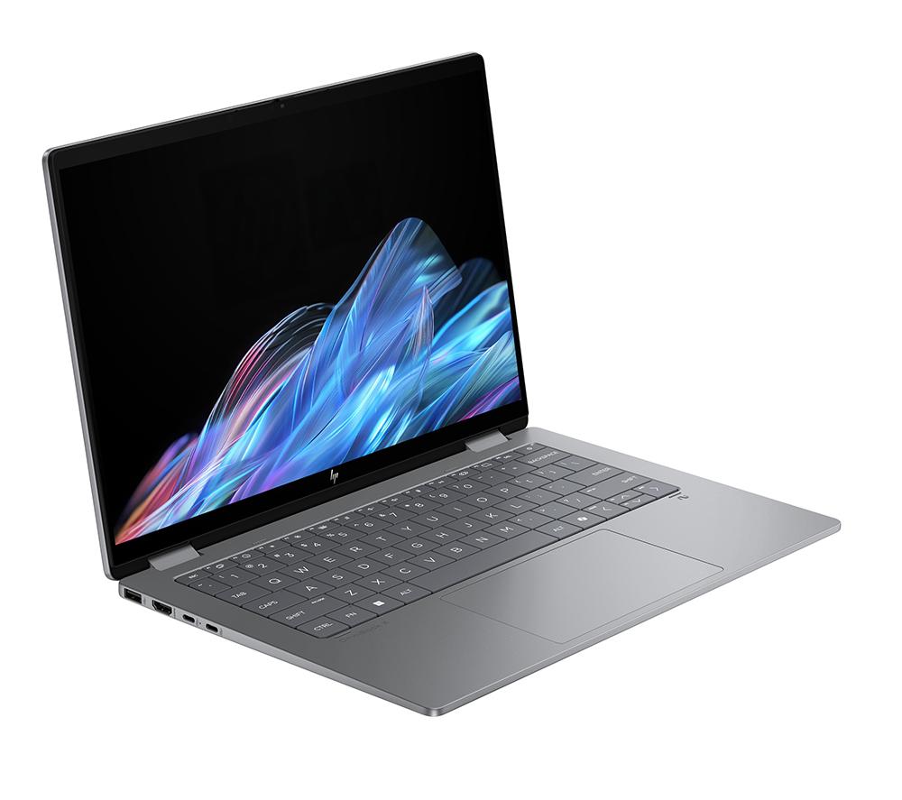 HP OmniBook X Flip NGAI 14" 2 in 1 Laptop - AMD Ryzen AI 5, 512 GB SSD, Meteor Silver