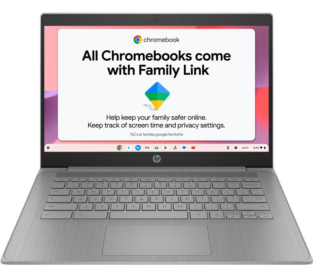 HP 14a-ne1500sa 14" Chromebook - Intel® Celeron®, 64 GB eMMC, Grey