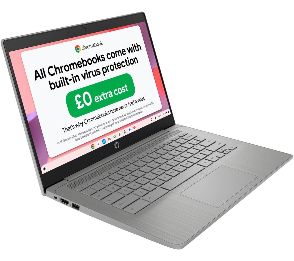 HP 14a-ne1500sa 14" Chromebook - Intel® Celeron®, 64 GB eMMC, Grey