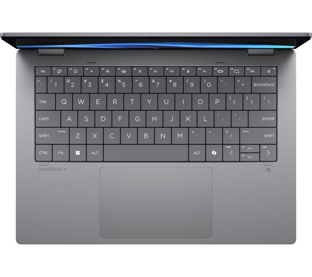 HP OmniBook X Flip NGAI 14" 2 in 1 Laptop - AMD Ryzen AI 7, 1 TB SSD, Meteor Silver