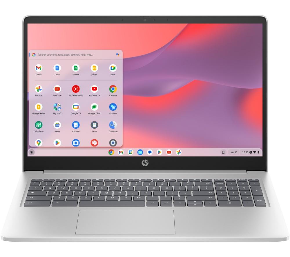 HP 15a-nb0503sa 15.6" Chromebook - Intel® N100, 128 GB UFS, Silver