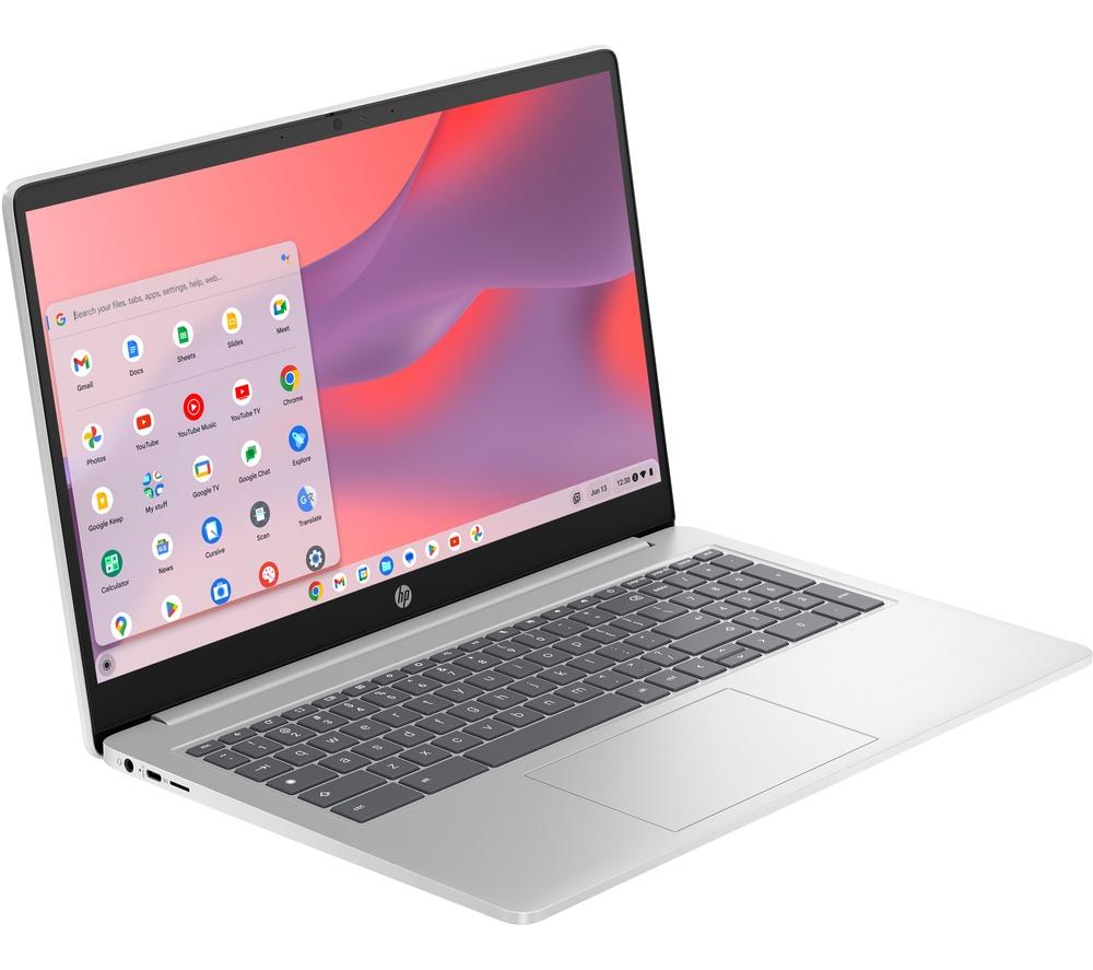 HP 15a-nb0503sa 15.6" Chromebook - Intel® N100, 128 GB UFS, Silver