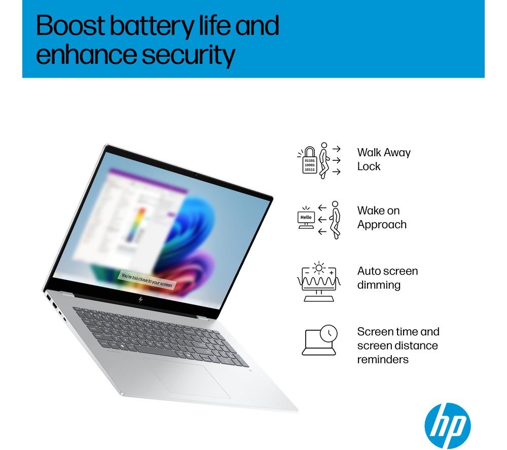 Portátil HP OmniBook 7 NGAI de 17,3" - Intel® Core™ Ultra 7, 1 TB SSD, 16 GB RAM, Plateado