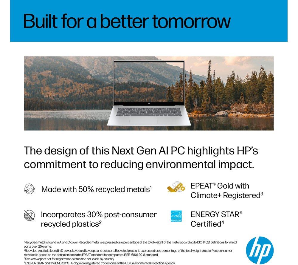 Portátil HP OmniBook 7 NGAI de 17,3" - Intel® Core™ Ultra 7, 1 TB SSD, 16 GB RAM, Plateado