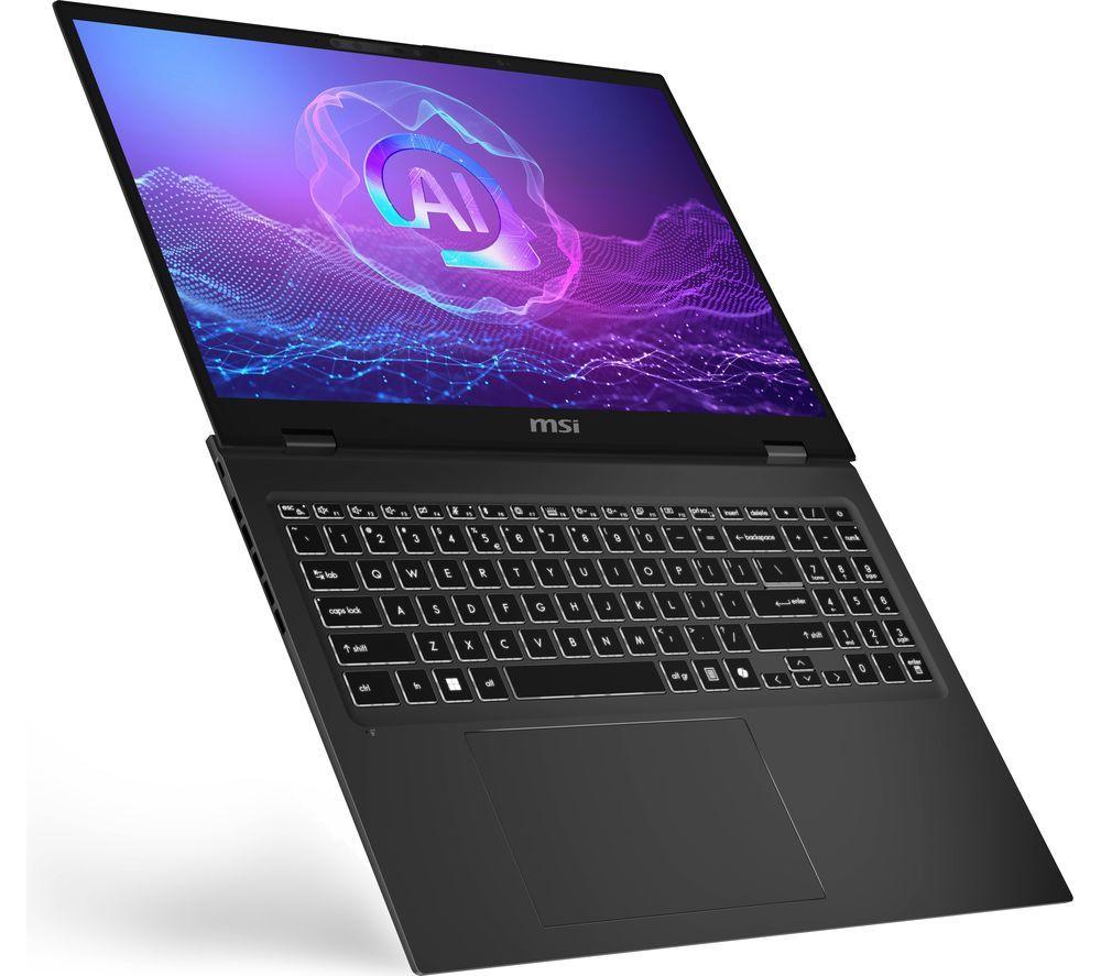 Portátil MSI Prestige 16 AI+ Evo de 16" - Intel® Core™ Ultra 9, 1 TB SSD, Gris Estelar