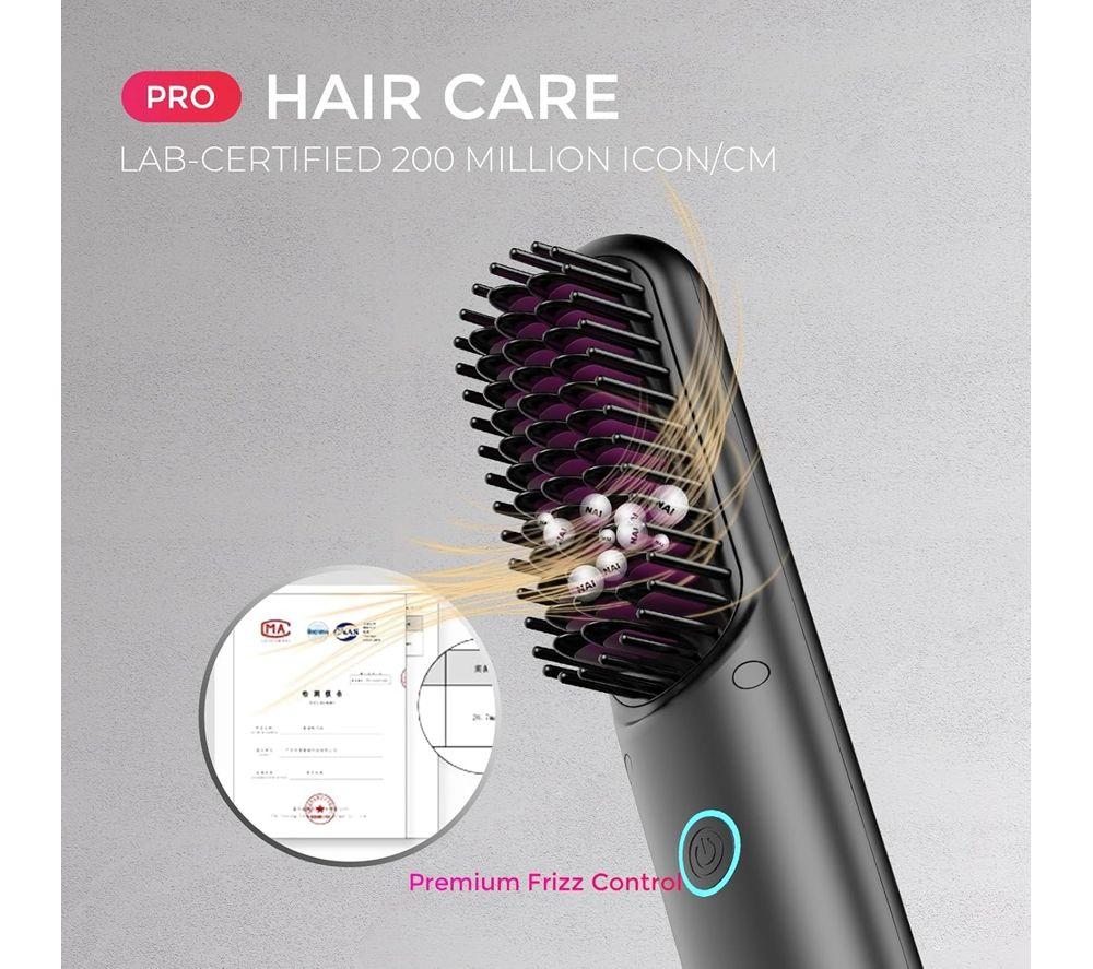TYMO Porta Pro HC122P Hair Straightening Brush - Black
