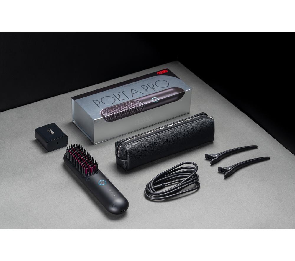 TYMO Porta Pro HC122P Hair Straightening Brush - Black