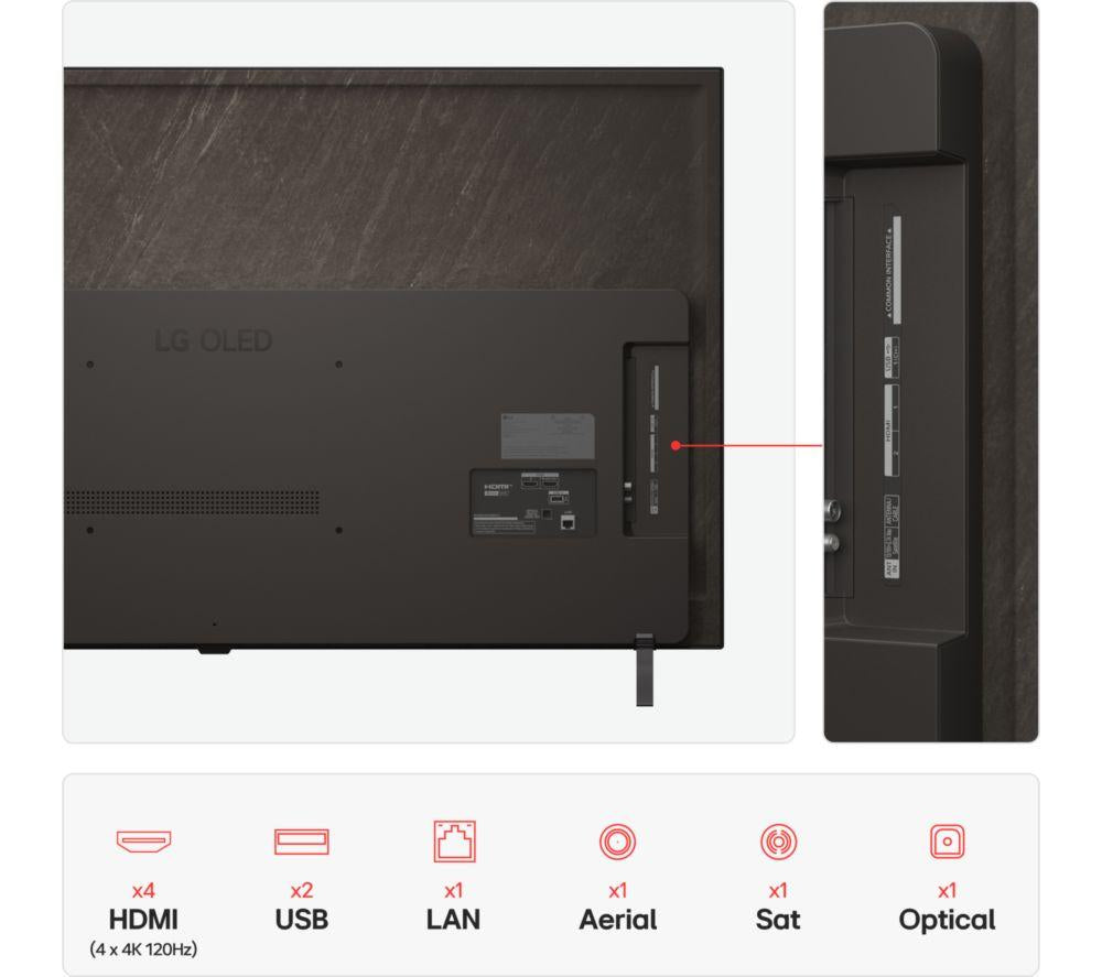 LG B5 55" OLED AI 4K HDR Smart TV 2025 - OLED55B56LA