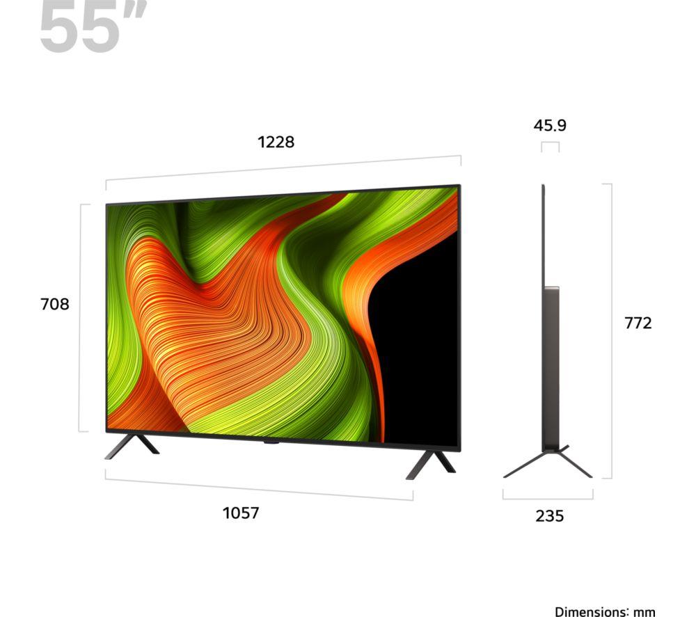 LG B5 55" OLED AI 4K HDR Smart TV 2025 - OLED55B56LA