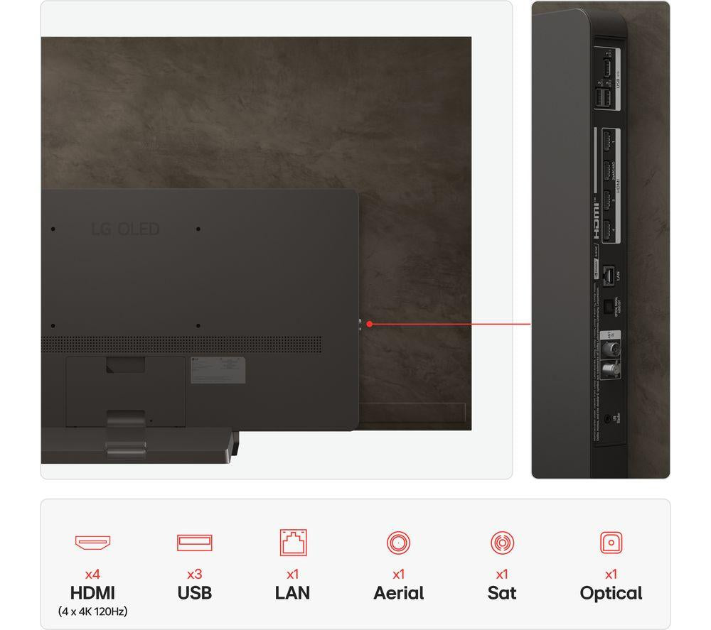 LG C5 65" OLED evo AI 4K HDR Smart TV 2025 - OLED65C56LB