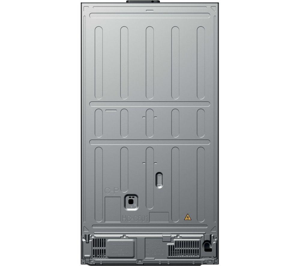 Frigorífico americano Haier Serie 7 HSPR79F18EWMB - Negro cepillado