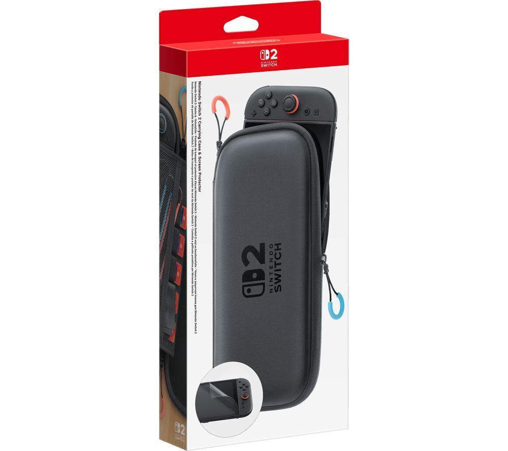 NINTENDO Switch 2 Carrying Case & Screen Protector - Black