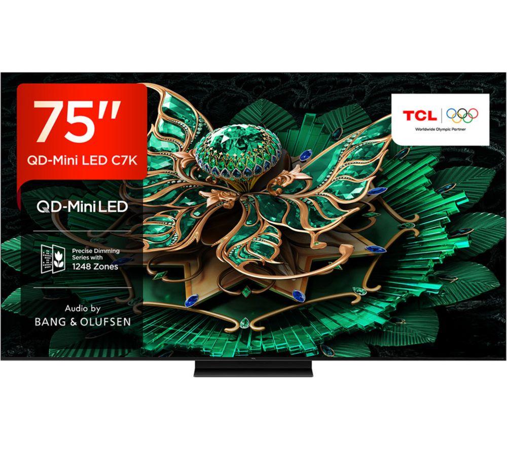 TCL C7K 75" QD-Mini LED 4K HDR Smart Google TV - 75C7K