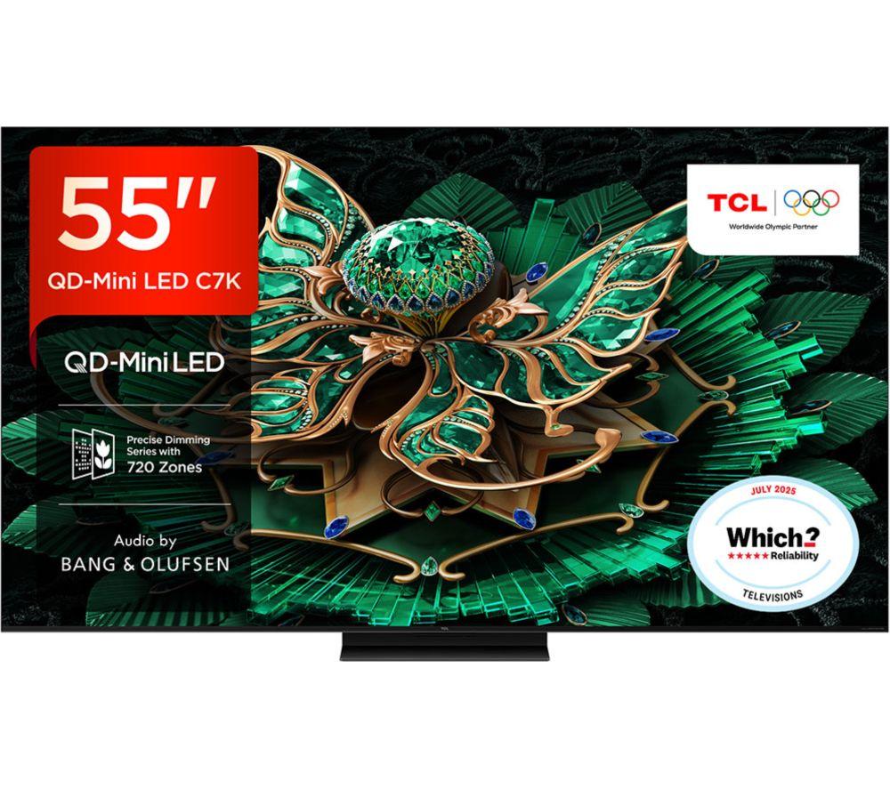 TCL C7K 55" QD-Mini LED 4K HDR Smart Google TV - 55C7K