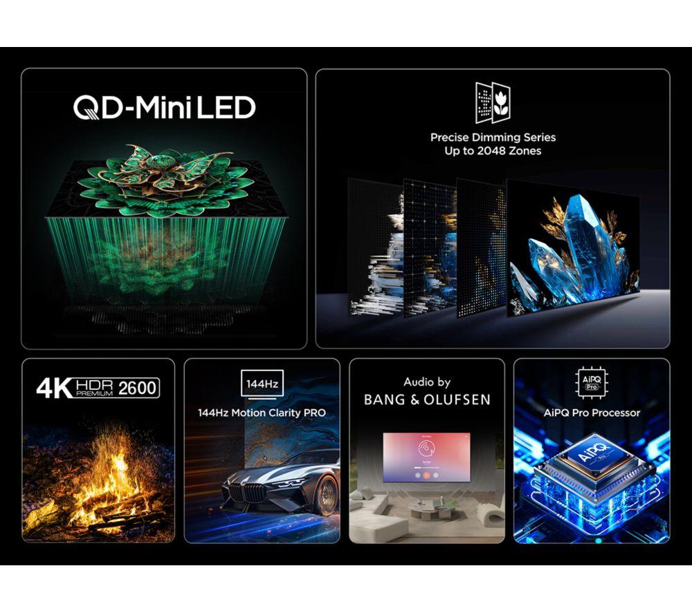 TCL C7K 55" QD-Mini LED 4K HDR Smart Google TV - 55C7K