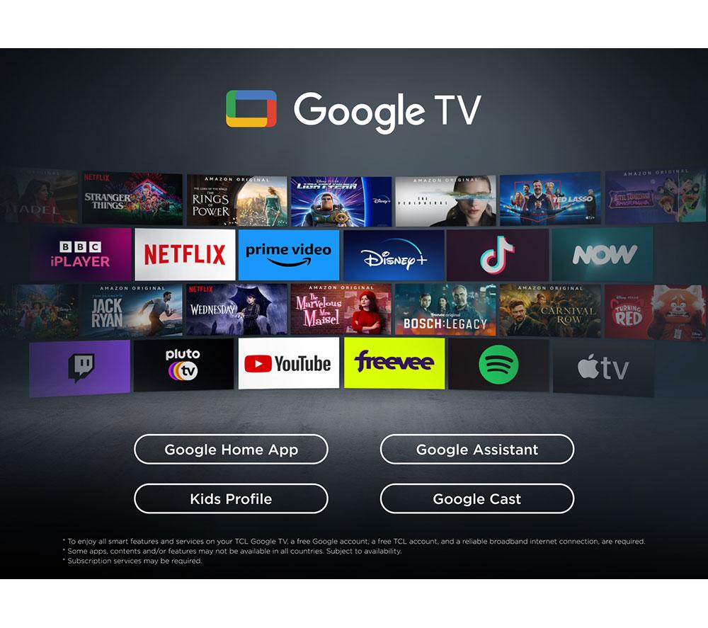 TCL C6KS 65" QD-Mini LED 4K HDR Smart Google TV - 65C6KS
