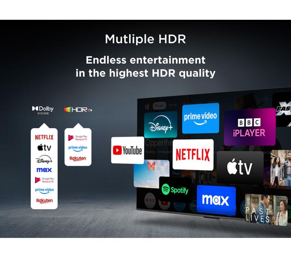 TCL C6K Smart Google TV QD-Mini LED 4K HDR de 65" - 65C6K