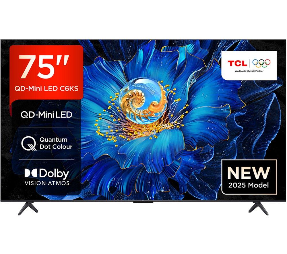 TCL C6KS 75" QD-Mini LED 4K HDR Smart Google TV - 75C6KS