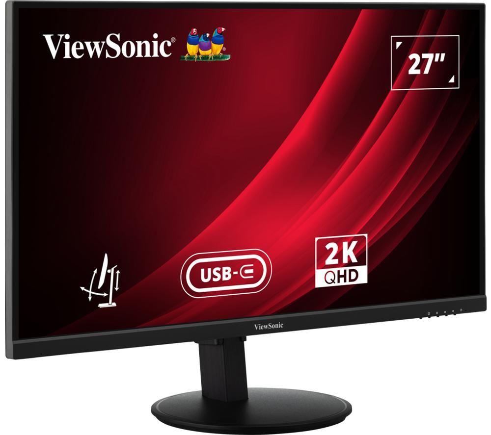 VIEWSONIC VG2709-2K-MHDU-2 Quad HD 27" LED Monitor - Black