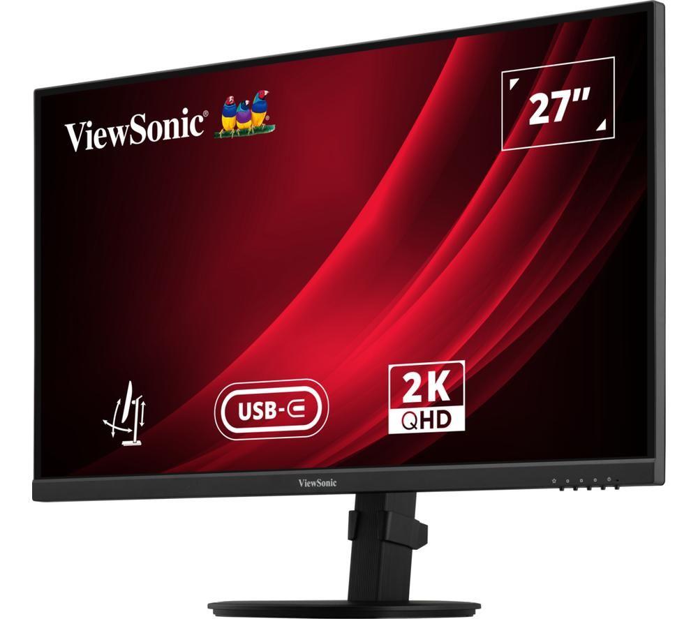 VIEWSONIC VG2709-2K-MHDU-2 Quad HD 27" LED Monitor - Black
