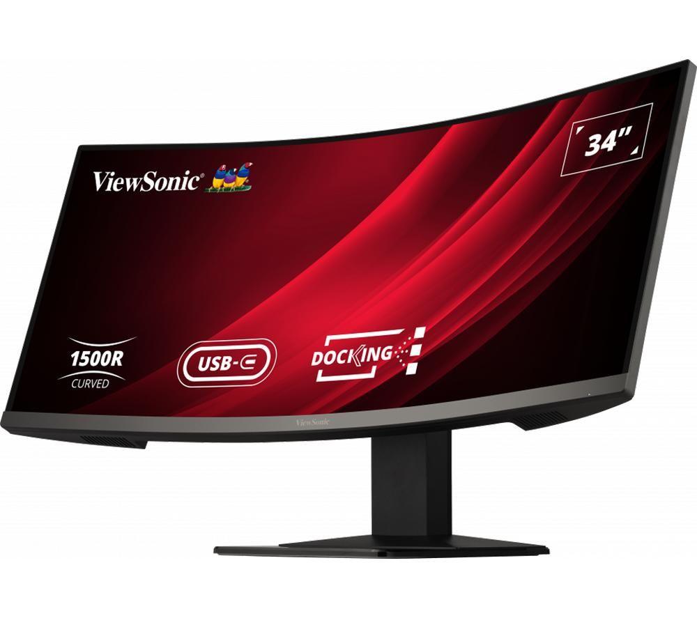 VIEWSONIC VG3419C Wide Quad HD 34" Curved LED Monitor - Black