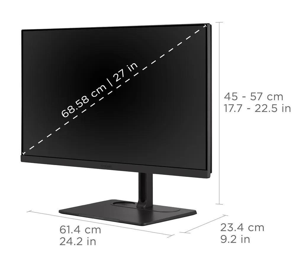 VIEWSONIC ColorPro VP2776T-4K Ultra HD 27" LED Monitor - Black