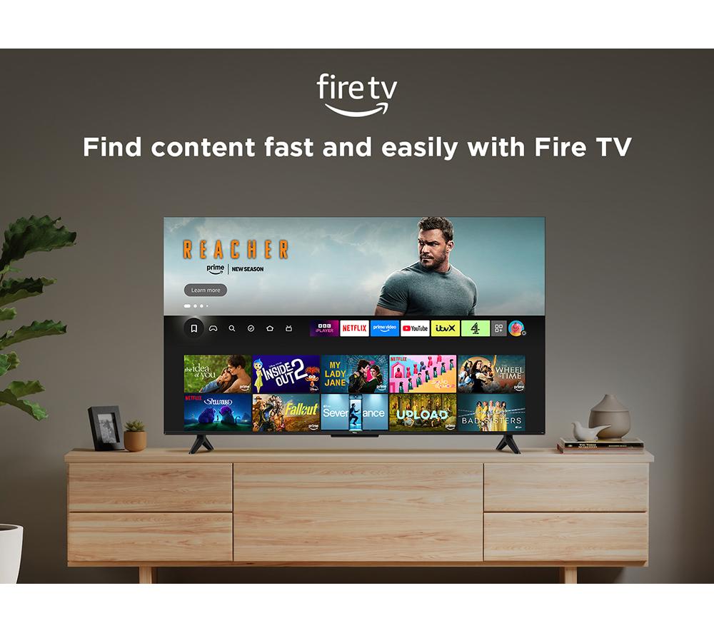 TCL T6C 50" QLED 4K HDR Smart Fire TV with Freely - 50T6C-UK