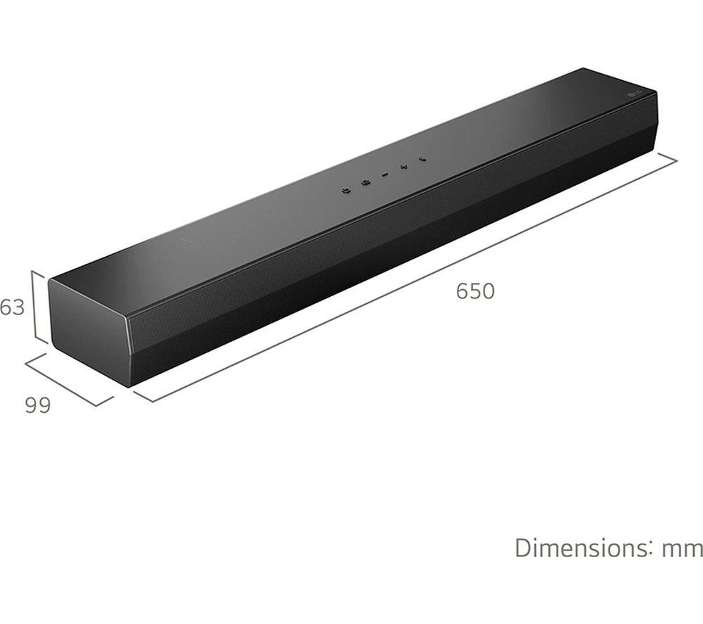 LG US20A 2.0 Compact Sound Bar