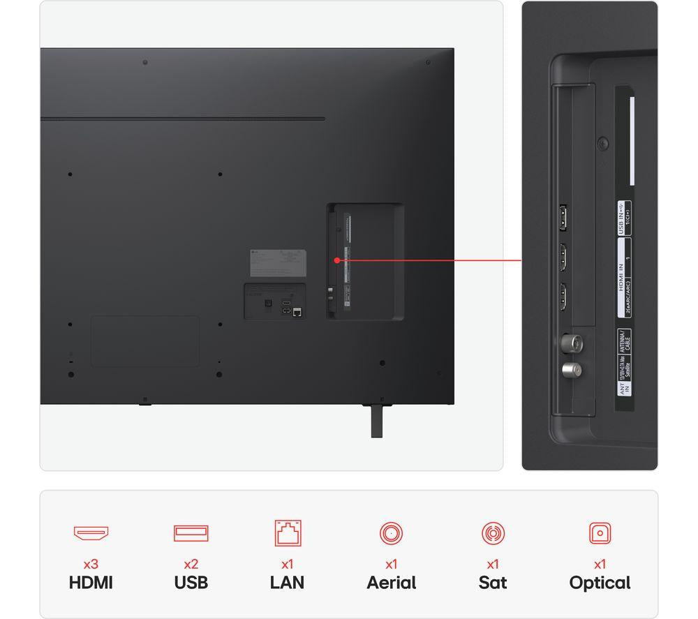 LG NANO80 55" NanoCell AI 4K HDR Smart TV 2025 - 55NANO80A6B