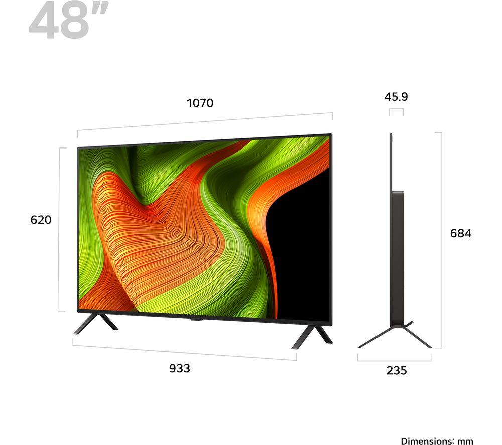 LG B5 48" OLED AI 4K HDR Smart TV 2025 - OLED48B56LA