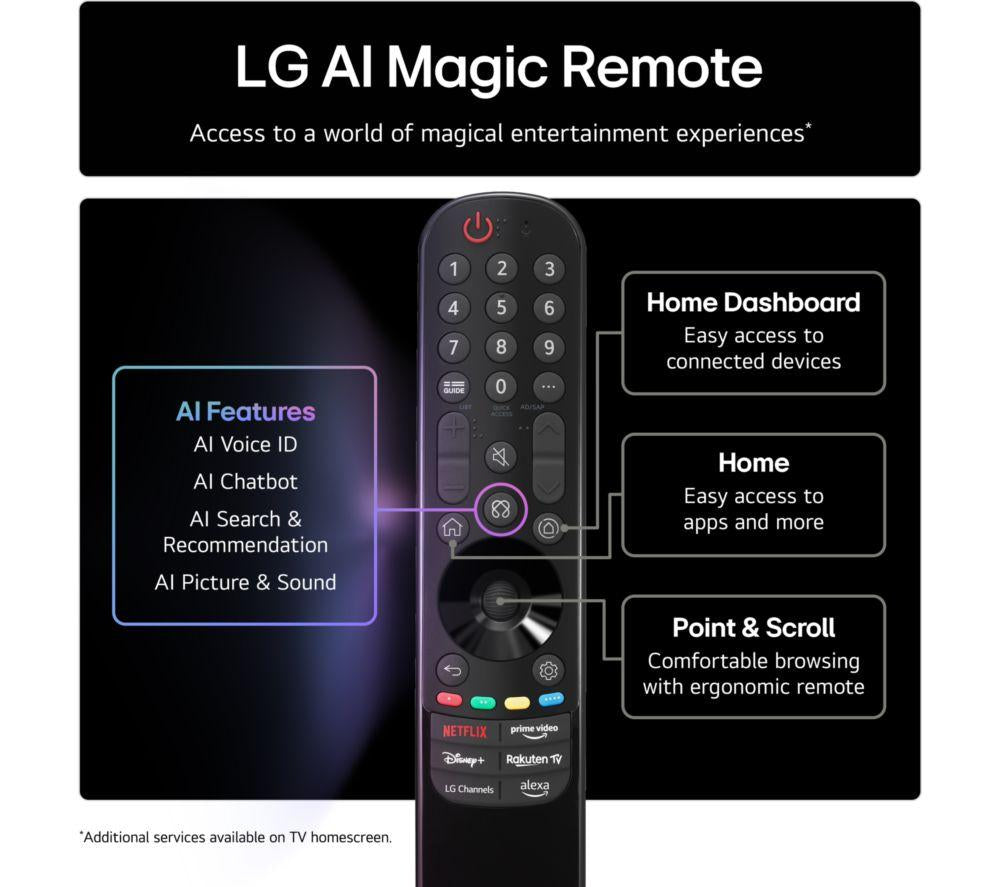 LG C5 83" OLED evo AI 4K HDR Smart TV 2025 - OLED83C54LA