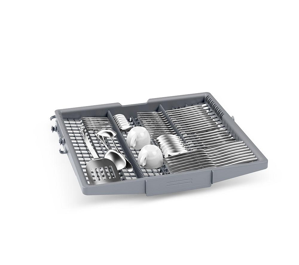BOSCH Series 6 PerfectDry SMS6TCI02G Full-size WiFi-enabled Dishwasher - Brushed Steel