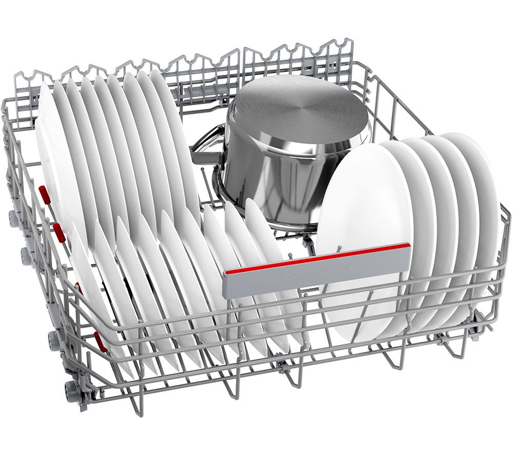 BOSCH Series 6 PerfectDry SMS6TCI02G Full-size WiFi-enabled Dishwasher - Brushed Steel