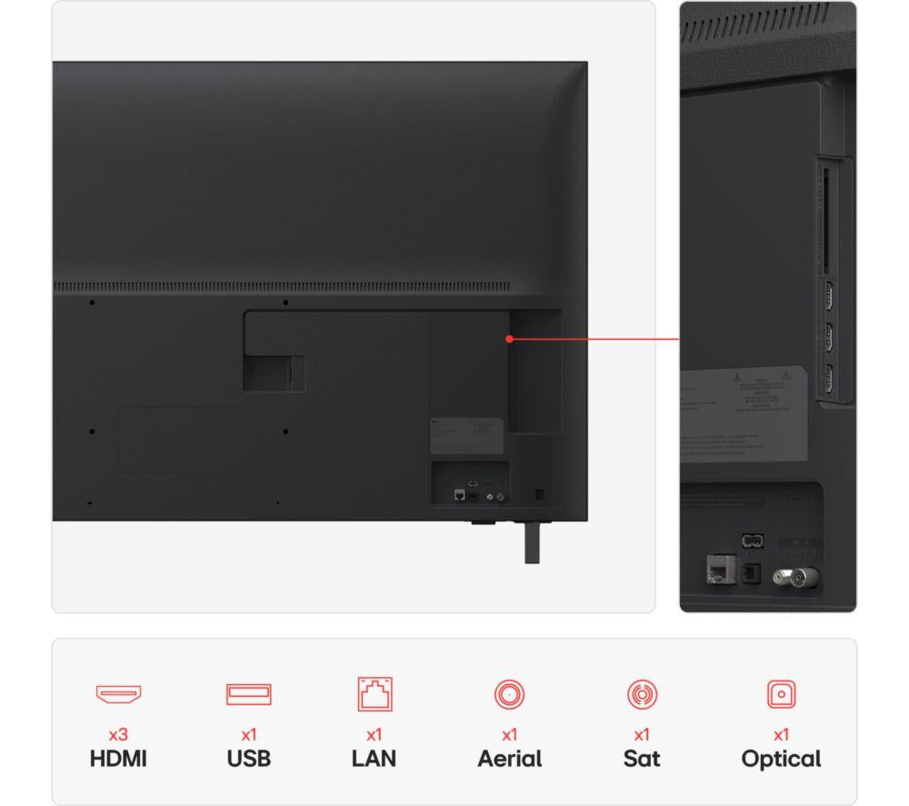 LG UA75 Smart TV LED 4K HDR de 55" 2025 - 55UA75006LA