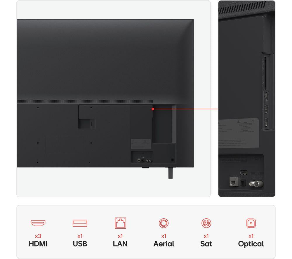 LG UA75 Smart TV LED 4K HDR de 65" 2025 - 65UA75006LA