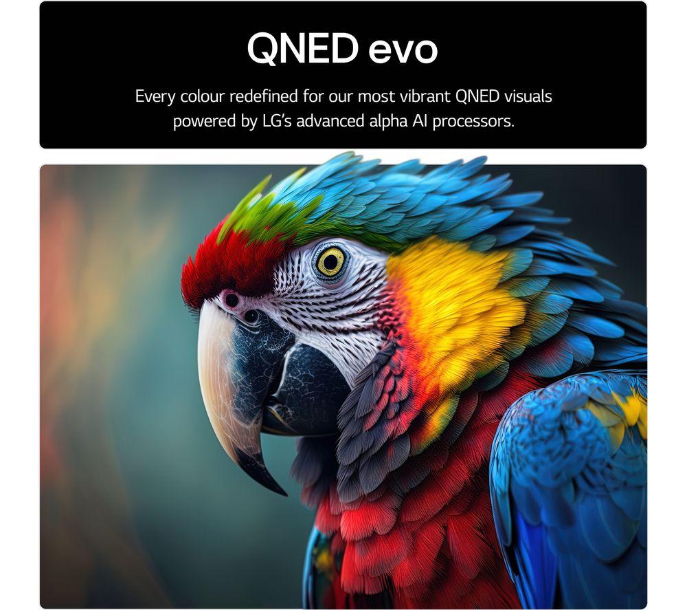 LG QNED86 50" QNED evo AI Mini LED 4K HDR Smart TV 2025 - 50QNED86A6C