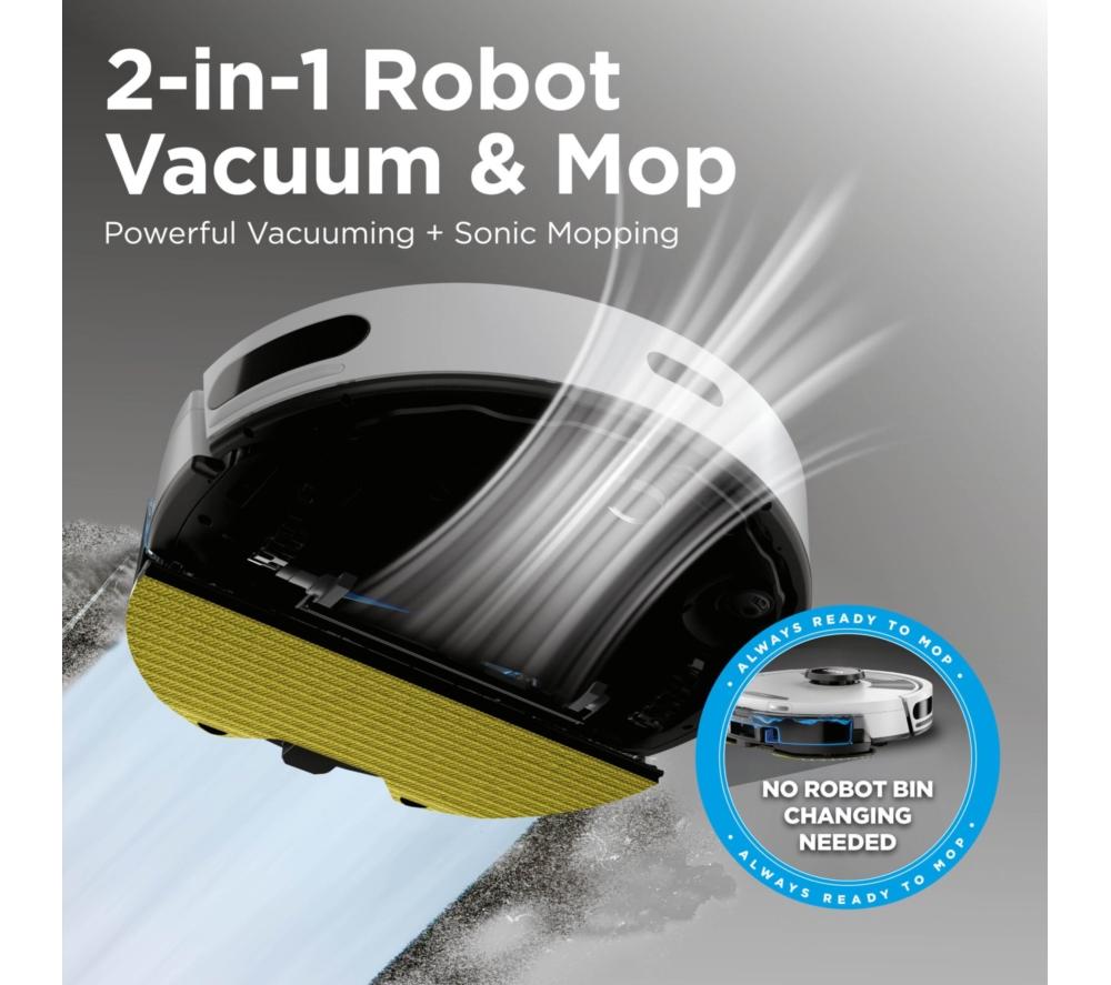 SHARK RV2620WAUKWH Robot Aspirador 2 en 1 Matrix Plus - Blanco