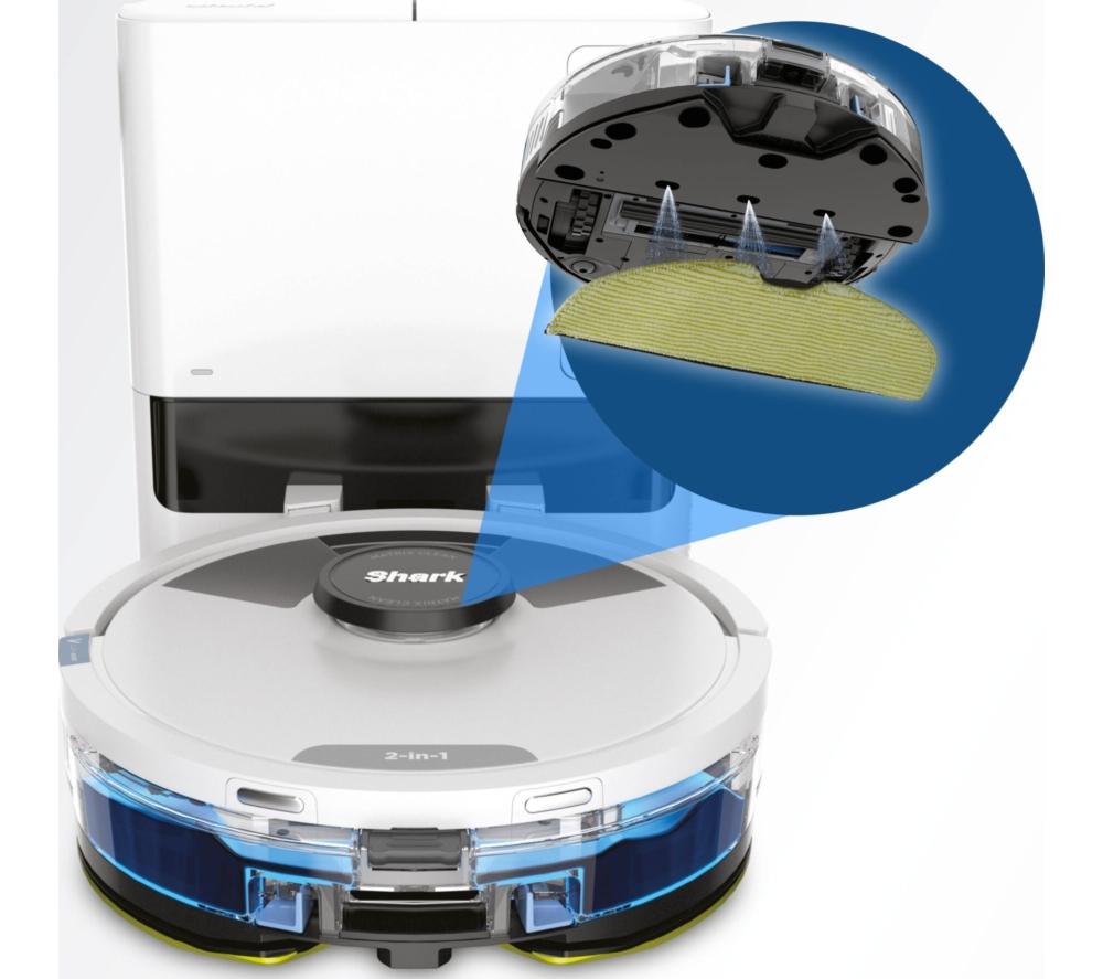 SHARK RV2620WAUKWH Robot Aspirador 2 en 1 Matrix Plus - Blanco