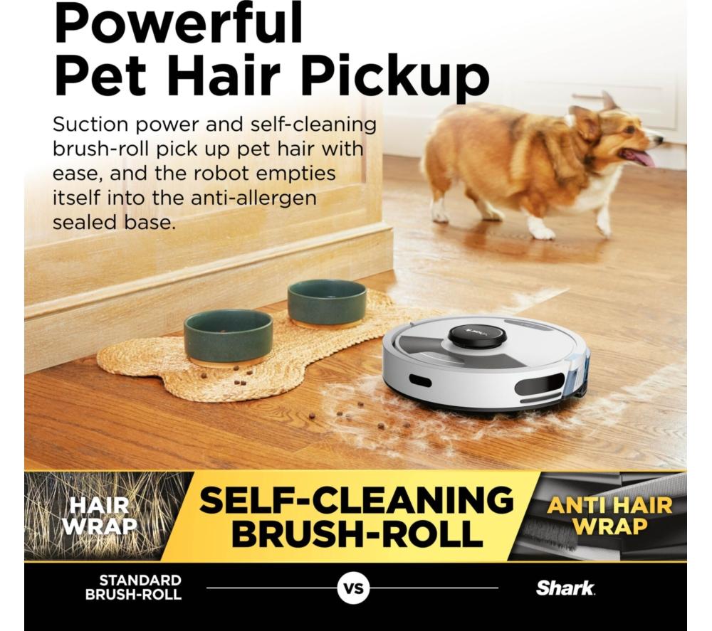 SHARK RV2620WAUKWH Robot Aspirador 2 en 1 Matrix Plus - Blanco
