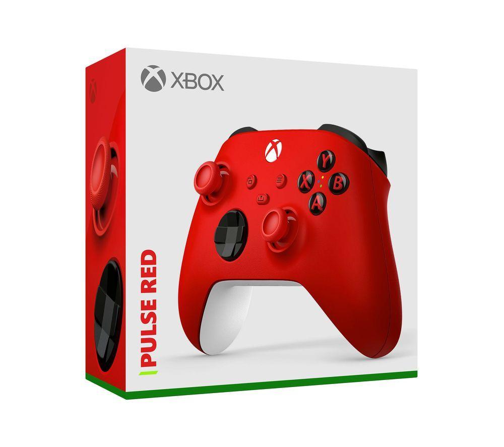 XBOX Wireless Controller & Essential Duo Xbox Headset & Charging Stand Bundle – Pulse Red